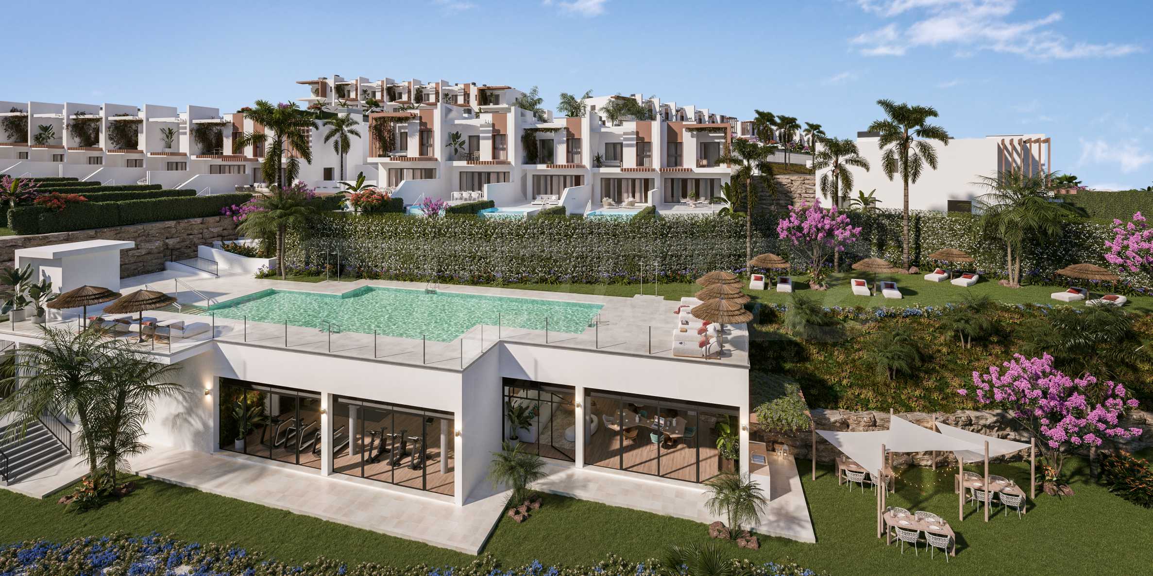 Луксозни вили с гледка море в Михас, Испания ️ 243.73 м² - 321.92 м² ️ ...