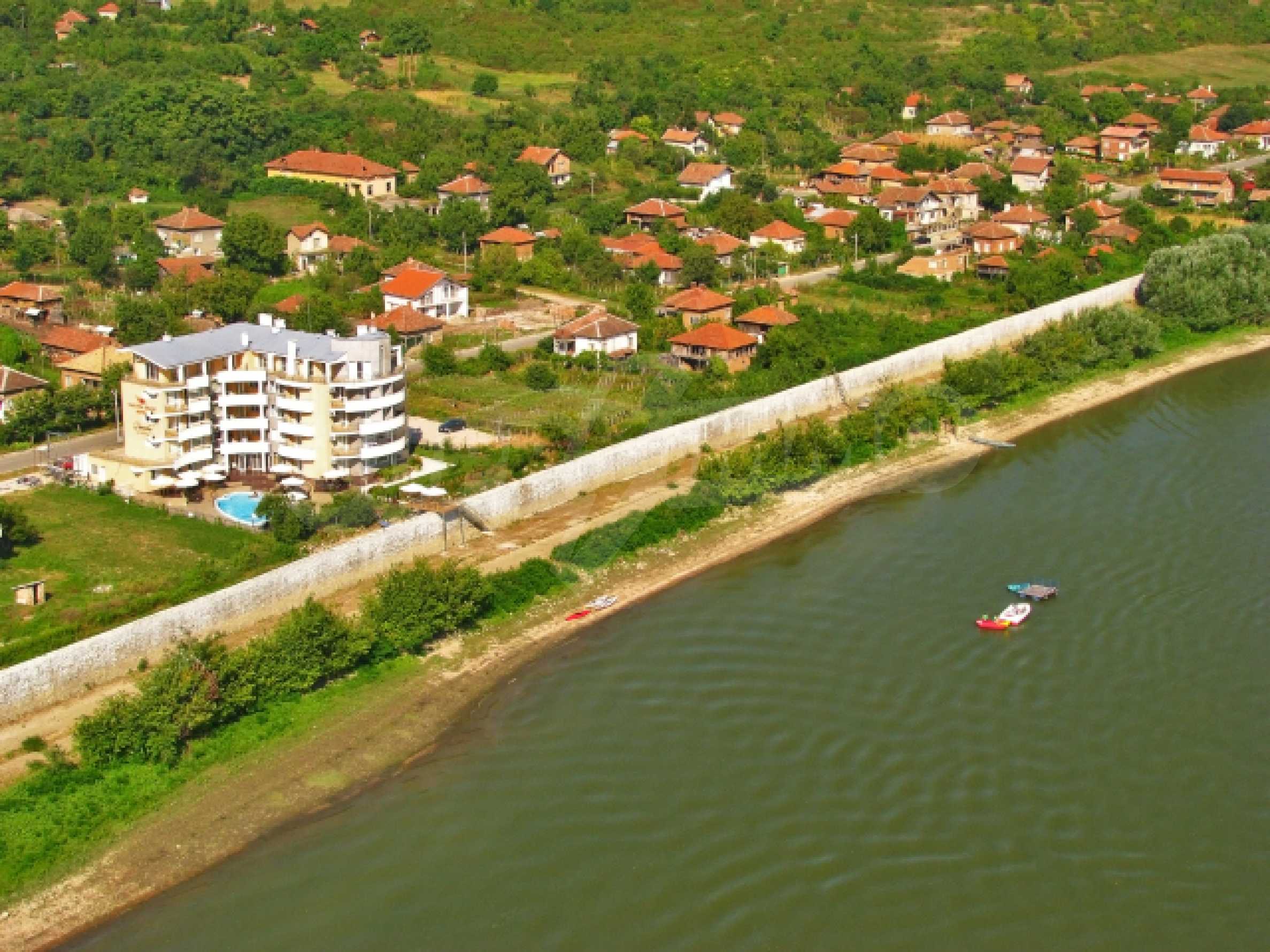 Danubia Beach luxury apartments complex on the river Danube, near Vidin