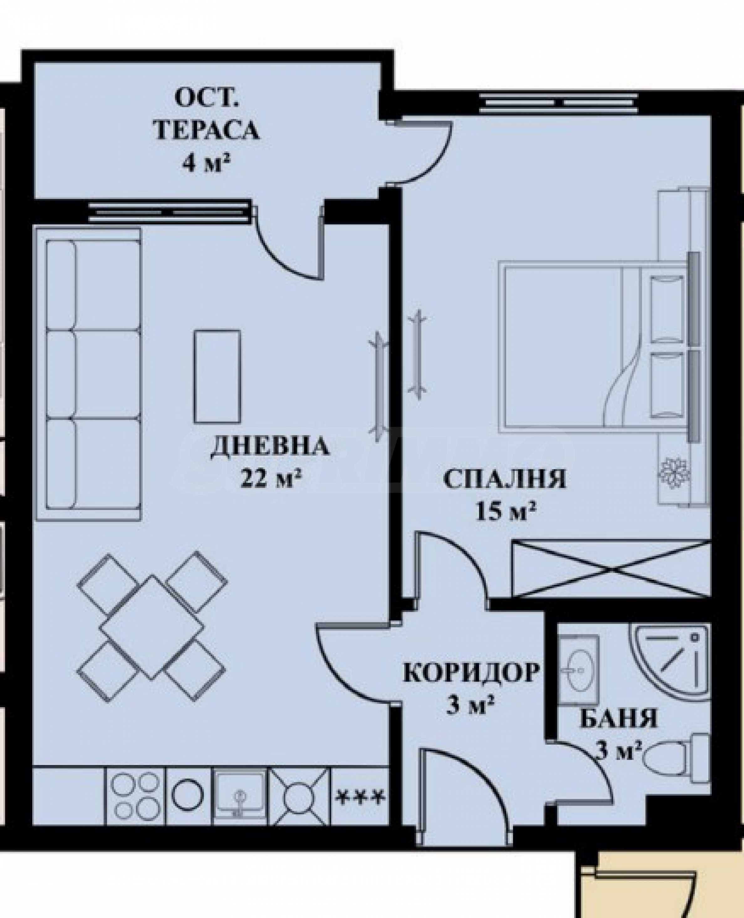 Двухкомнатная квартира】 продажа в «Люлин 5», София ≫ Болгария • Цены •  Недвижимость — Suprimmo.ru