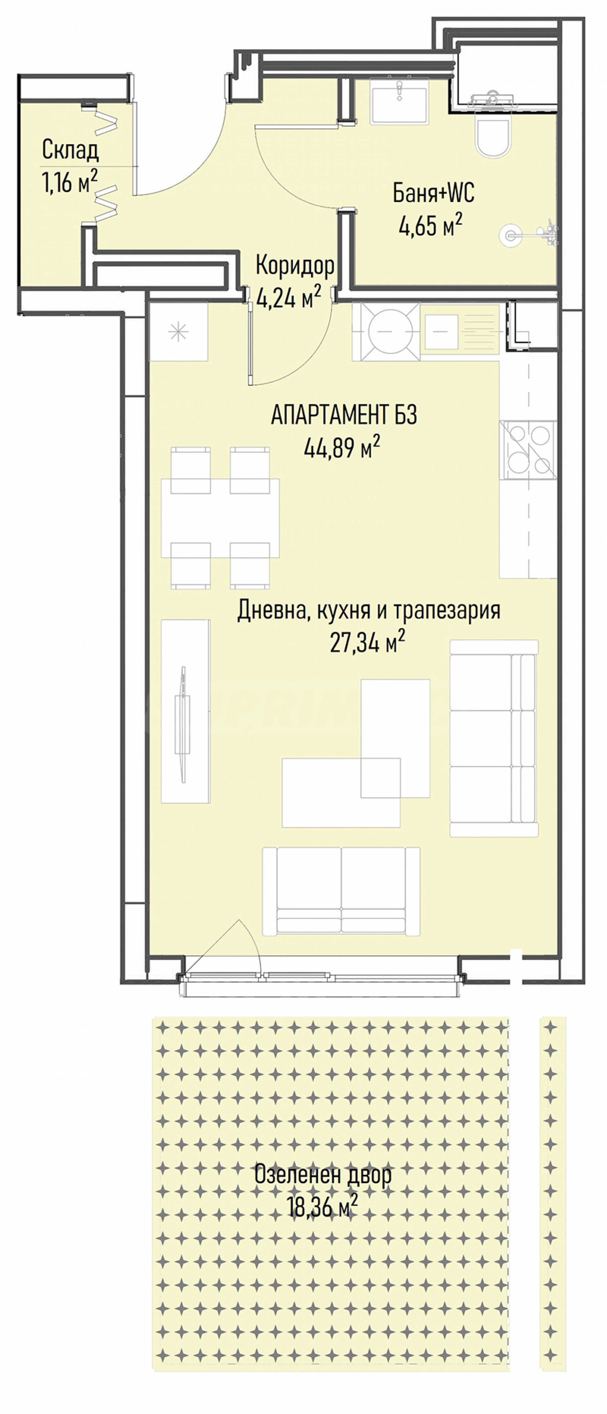 Квартира-студия】 продажа в «Младост 4», София ≫ Болгария • Цены •  Недвижимость — Suprimmo.ru