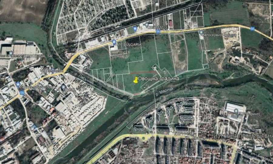 Agrarland 10. Kategorie in der N&ouml;rdlichen Industriezone von Plovdiv