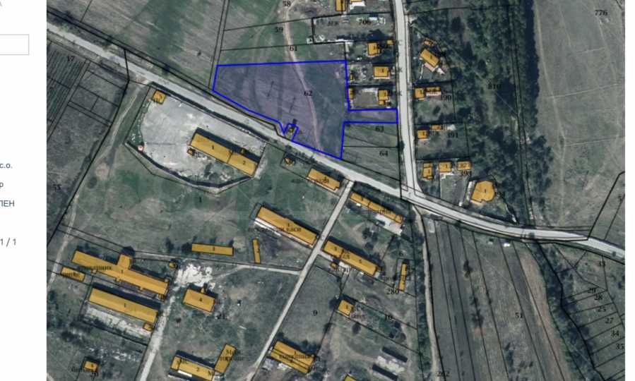 Property suitable for a photovoltaic plant