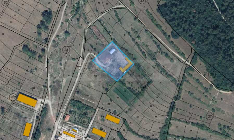 Парцел в регулация в с. Стъргел, в района на общ. Горна Малина 