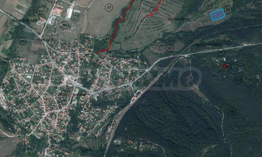 Sprzedam działkę rolną na terenie gminy. Gorna Malina 