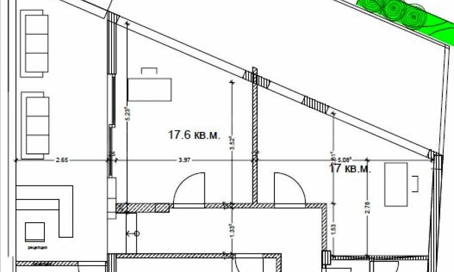 Търговски обект, подходящ за различен вид дейност в кв. "Кючук Париж"