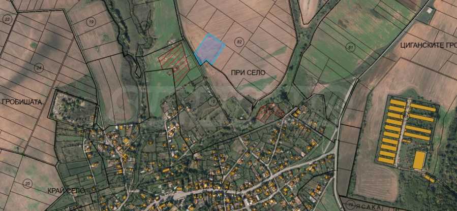 Regulated land property in the village of Cherni Vrah, Burgas 
